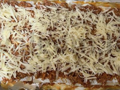 Klasikinė lazanja su vištienos faršu Žingsnis 10