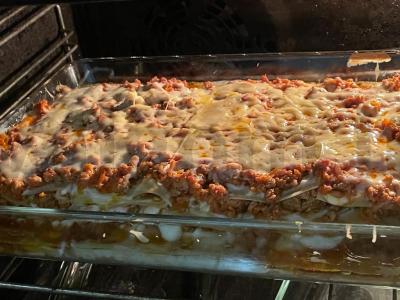 Klasikinė lazanja su vištienos faršu Žingsnis 11