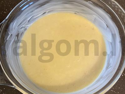 Citrininis pyragas su razinomis Žingsnis 3