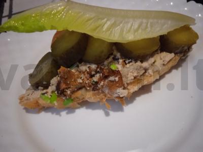 Kruasanas su menkės kepenimis ir voveraitėmis Žingsnis 3