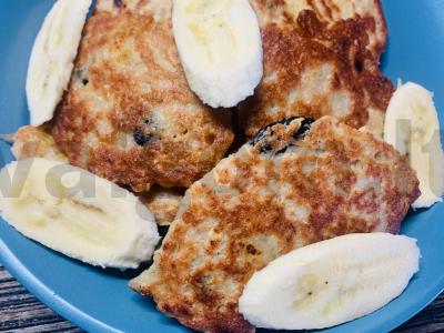 Avižiniai blynai su bananais Žingsnis 7