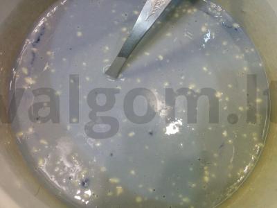 Spalvotas blynų tortas Žingsnis 1