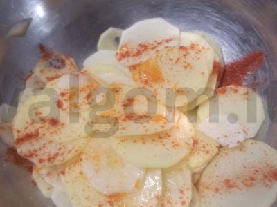 Traškūs bulvių traškučiai su aliejumi Žingsnis 3