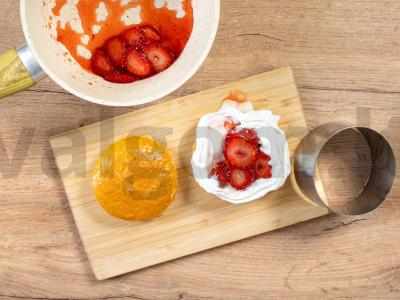 Mini tortas su uogų įdaru Žingsnis 5