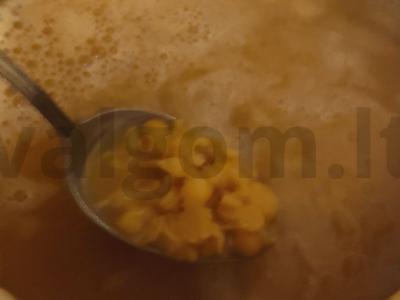 Žirnių sriuba-pyragas Žingsnis 1