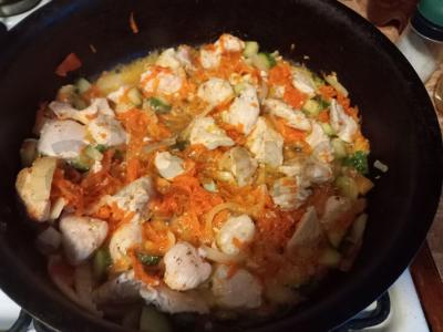 Kumpio plovas su agurkais Žingsnis 4