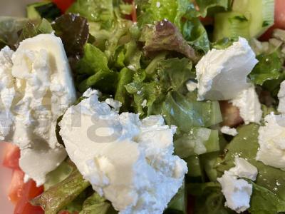 Salotas su traškiais baklažanais Žingsnis 9