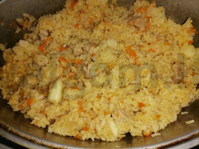 Greitas plovas su kiauliena pagrindine nuotrauka