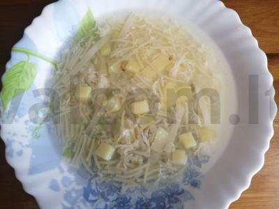 Kiaušinių sriuba „Vijūnas“ pagrindine nuotrauka