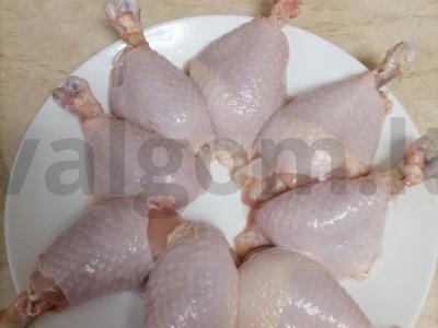 Vištienos blauzdelės medaus padaže Žingsnis 1