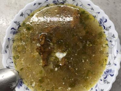 Grybų sriuba su voveraitėmis pagrindine nuotrauka