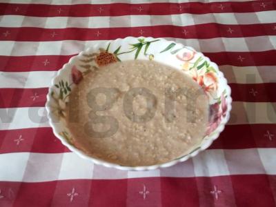 Avižinė košė su grietinėle ir bananais Žingsnis 3