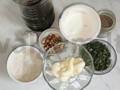 Riešutų padažas su prieskoniais Žingsnis 1