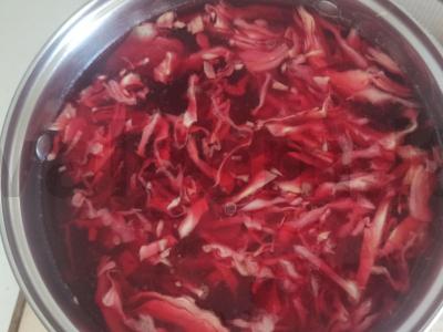 Borsčas su kiaulienos šonkauliais Žingsnis 7