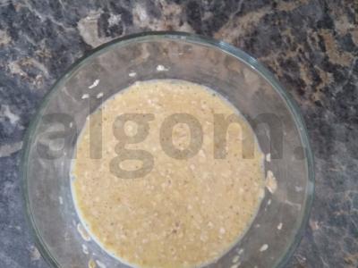 Avižų blynas su kietuoju sūriu pusryčiams Žingsnis 2