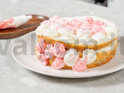 Tortas su rožėmis Žingsnis 6