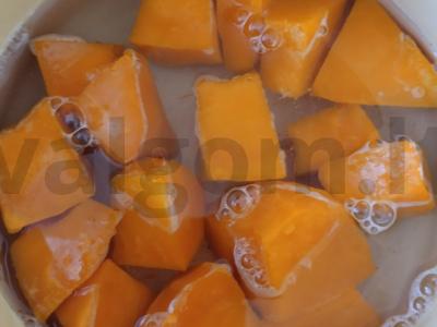 Varškės apkepas su moliūgu ir obuoliais Žingsnis 1