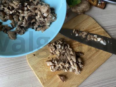 Lasagna su vištiena ir grybais „Neįprasta“ Žingsnis 2