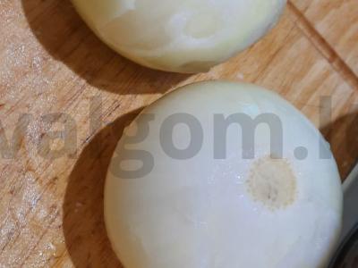 Namų kiaulienos faršas su svogūnais ir lašiniais Žingsnis 2