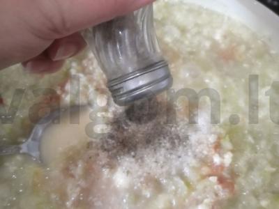 Cukinijų ikra su majonezu ir pomidorų pasta Žingsnis 4