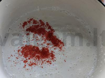 Kakava iš ožkos pieno su čili Žingsnis 2