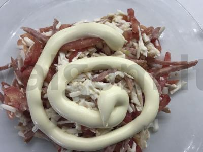 Sūrio salotos Žingsnis 2