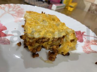 Lasagna su bolonijos padažu pagrindine nuotrauka