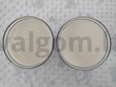 Šokoladinis pieno mandarinų želė su kokosų drožlėmis Žingsnis 3