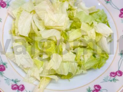 PP salotas su krevetėmis ir avokadu Žingsnis 1