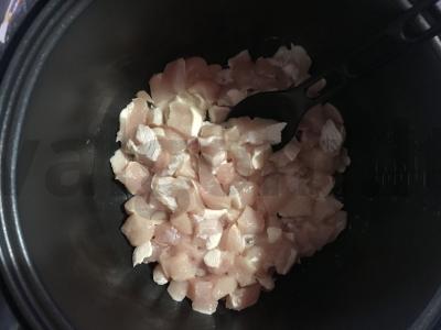 Vištiena su ananasais grietinėlės padaže Žingsnis 3