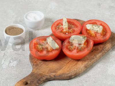 Pomidorai mikrobangų krosnelėje Žingsnis 1