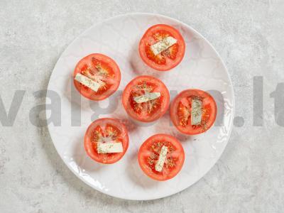 Pomidorai mikrobangų krosnelėje Žingsnis 2