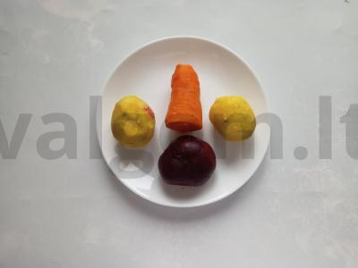 Sluoksniuotas salotas su lašiša Žingsnis 2