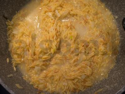 Rizotas iš rizoni su pievagrybiais Žingsnis 4