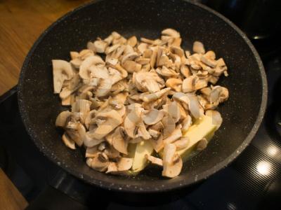 Rizotas iš rizoni su pievagrybiais Žingsnis 5