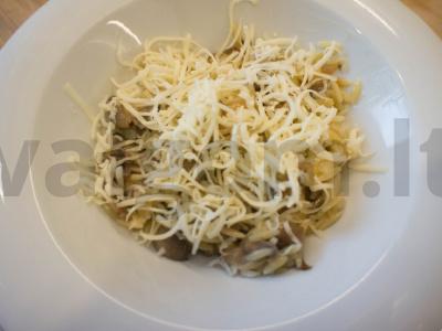 Rizotas iš rizoni su pievagrybiais Žingsnis 9