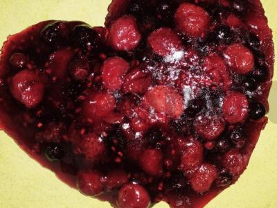 Mousse tortas širdies formos su uogomis Žingsnis 2