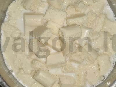 Mousse tortas širdies formos su uogomis Žingsnis 4