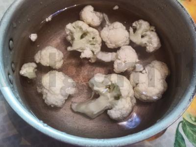 Bulvės su žiediniais kopūstais Žingsnis 2