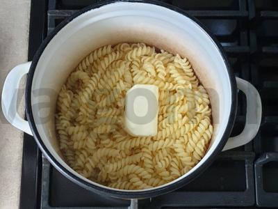 Grietinėlės makaronai su sūriu Žingsnis 3