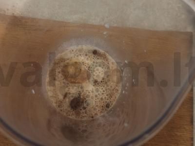 Kokteilis su bananais ir kakava Žingsnis 2