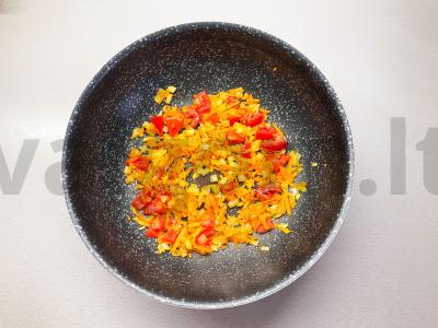 Karališka žuvis su lašiša Žingsnis 2