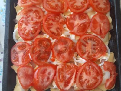 Prancūziškas mėsos patiekalas su vištiena ir pomidorais Žingsnis 4