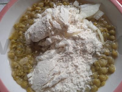 Žirnių blynai Žingsnis 2