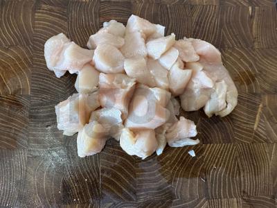 Vištiena su daržovėmis azijietiškai Žingsnis 1