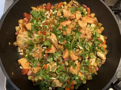 Vištiena su daržovėmis azijietiškai Žingsnis 5