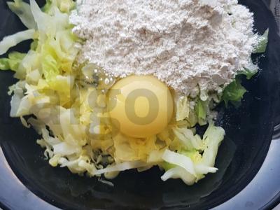 Kopūstų kotletai Žingsnis 2