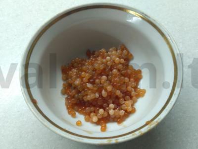 Raudona ikra mažai sūdyta Žingsnis 4