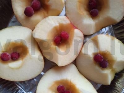 Kepti obuoliai Žingsnis 2