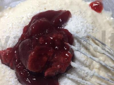 Braškių blynai su kokosu Žingsnis 5